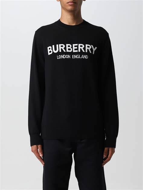 burberry pulli schwarz|BURBERRY Pullover in schwarz .